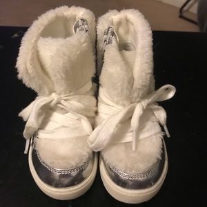 Maggie and Zoe Winter fur boots